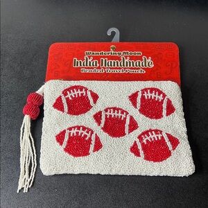 Wandering Moon | Football Beaded Bag 🏈